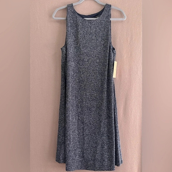 Halogen Sparkly Sleeveless Tank Dress Glitter on Black Women’s L Formal-NEW - Picture 1 of 8